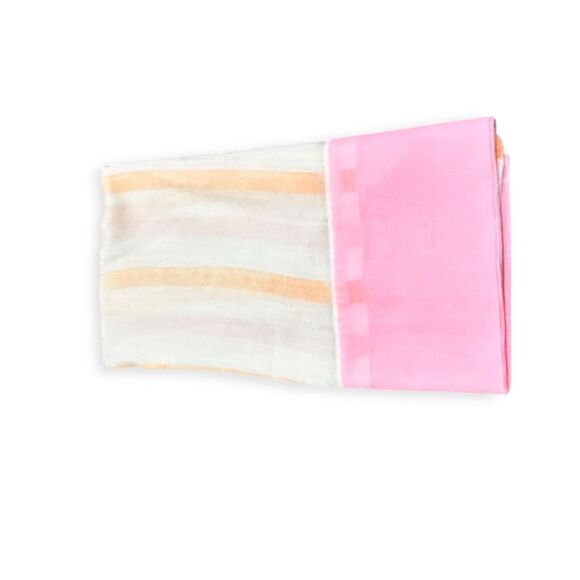 MCM 1970s Mod Cannon Monticello Malibu Stripe Pillowcases Standard Set of 2 - Picture 13 of 16